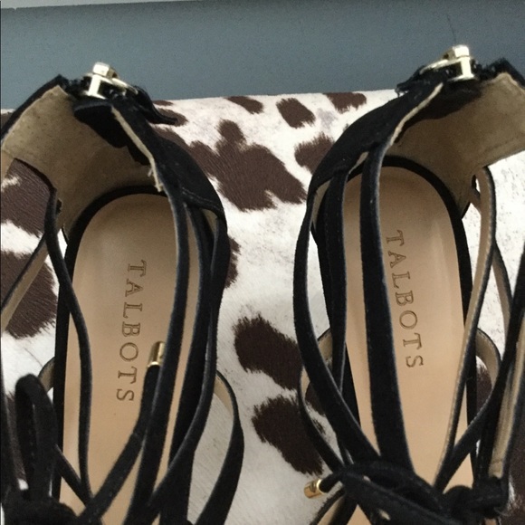 🎉SALE🎉NWT Talbots leopard calf hair/ suede shoes - Picture 6 of 6